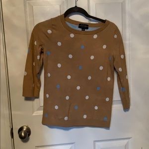 Polka dot 3/4 sweater